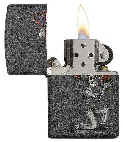 Zippo Day of the Dead Skulls Lighter Set – Iron Stone™ by Zippo