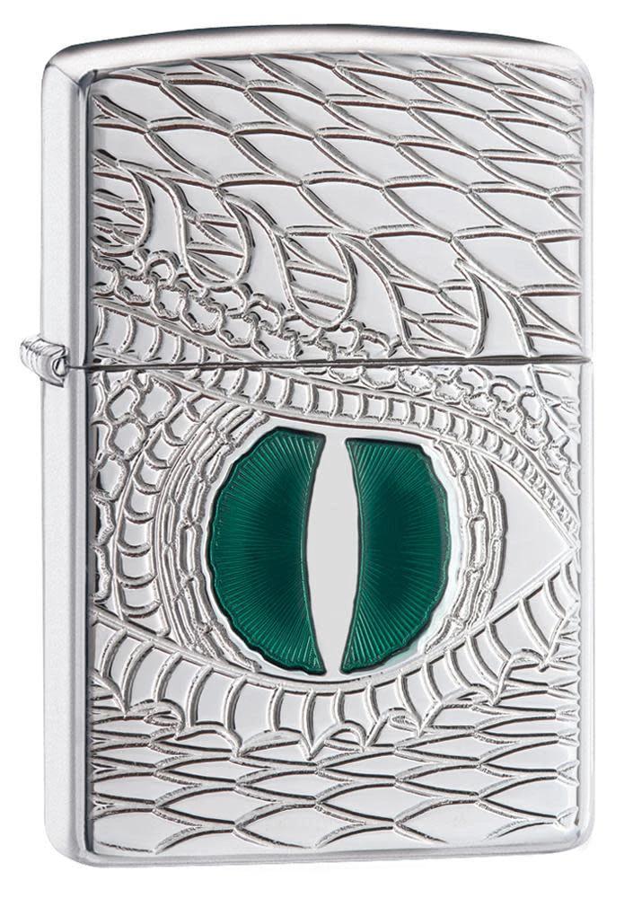 Dragon Eye Zippo Lighter – Armor® High Polish Chrome by Zippo
