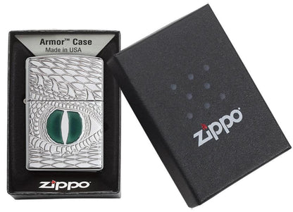 Dragon Eye Zippo Lighter – Armor® High Polish Chrome by Zippo