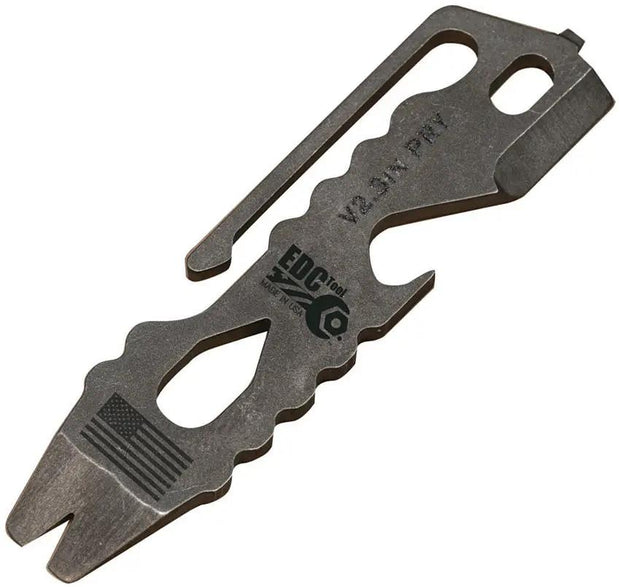EDC Tool Co. Pry Bar Multi Tool 3" Tumbled PRY-BAR-3-TRW by EDC Tool Co.