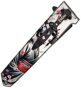ElitEdge Linerlock Maiko Assisted Opening Knife - 4.75 Inch Closed, Black 420C Stainless Tanto Blade by ElitEdge