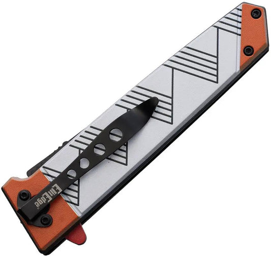 ElitEdge Linerlock Assisted Opening Knife - 4.75 In Closed, 3.75 In 420C Stainless Tanto Blade by ElitEdge