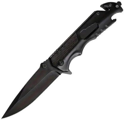 ElitEdge Rescue Linerlock A/O Black 10-A103BK by ElitEdge