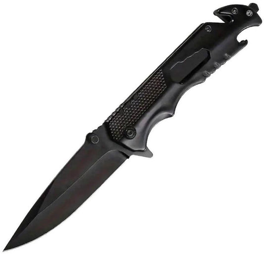 ElitEdge Rescue Linerlock A/O Black 10-A103BK by ElitEdge