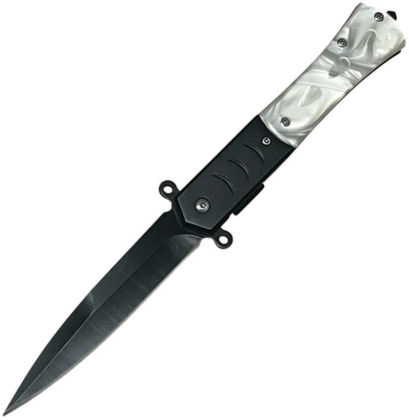 ElitEdge Linerlock A/O White Swirl 10-A108PB by ElitEdge