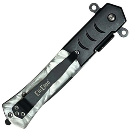 ElitEdge Linerlock A/O White Swirl 10-A108PB by ElitEdge