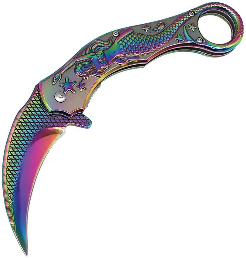ElitEdge Mermaid Karambit Linerlock Spe 10-A120RB by ElitEdge