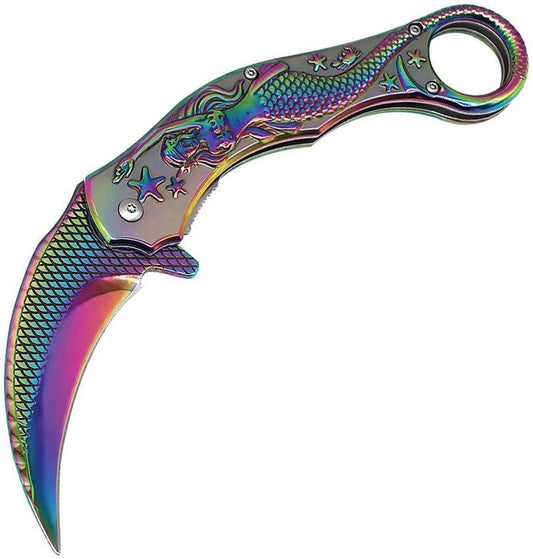 ElitEdge Mermaid Karambit Linerlock Spe 10-A120RB by ElitEdge