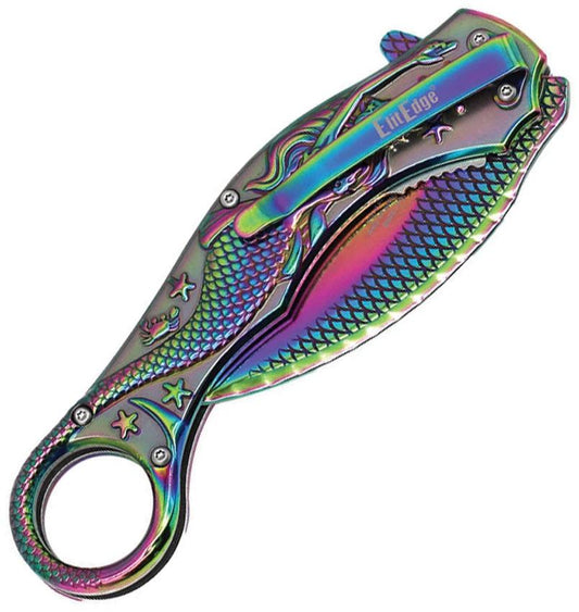 ElitEdge Mermaid Karambit Linerlock Spe 10-A120RB by ElitEdge