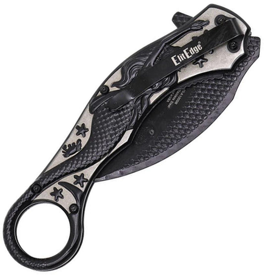 ElitEdge Mermaid Karambit Linerlock 10-A120SB by ElitEdge
