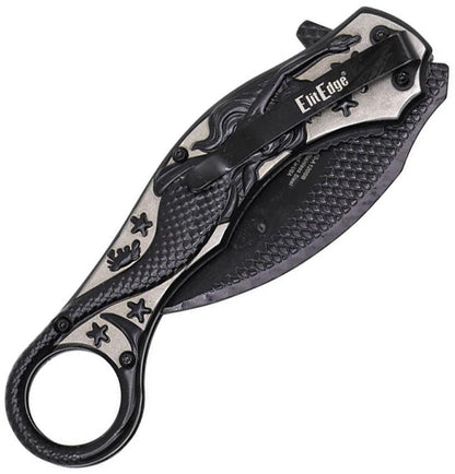 ElitEdge Mermaid Karambit Linerlock 10-A120SB by ElitEdge