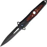 ElitEdge Linerlock A/O Black/Wood 10-A123BW by ElitEdge