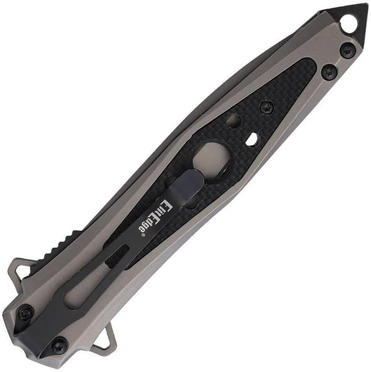 ElitEdge Linerlock A/O Gray/G10 10-A123G10 by ElitEdge