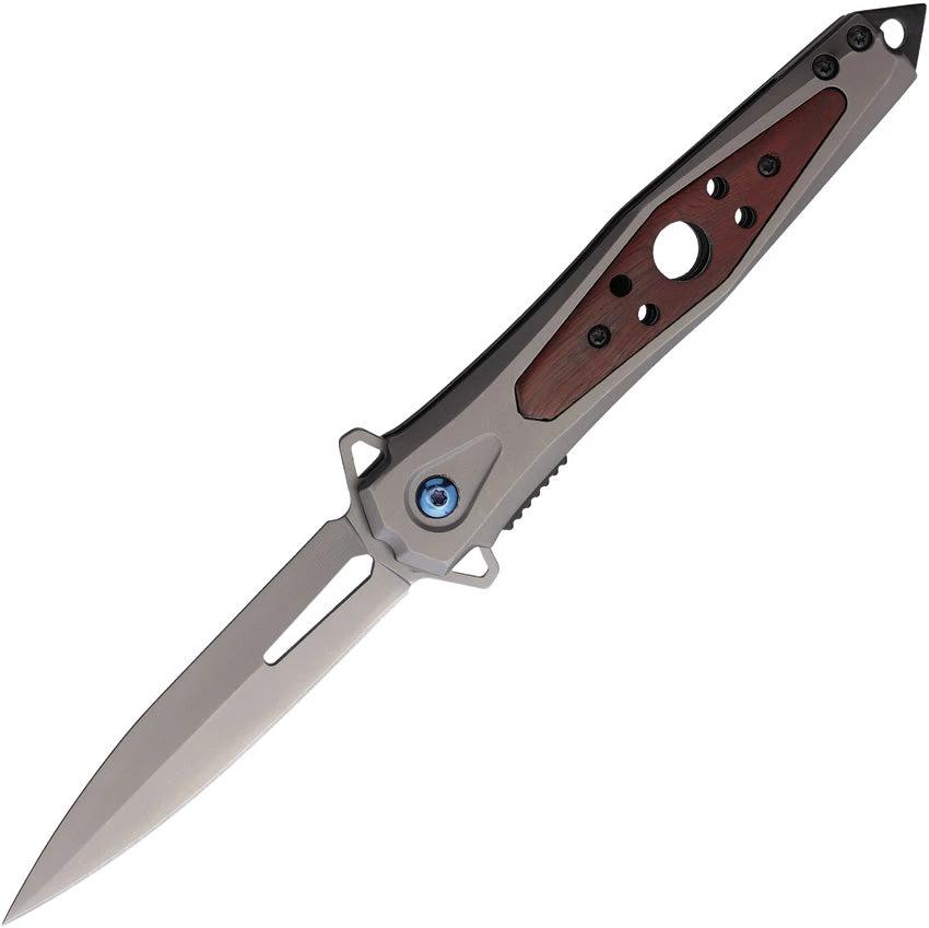 ElitEdge Linerlock A/O Gray/Wood 10-A123WD by ElitEdge