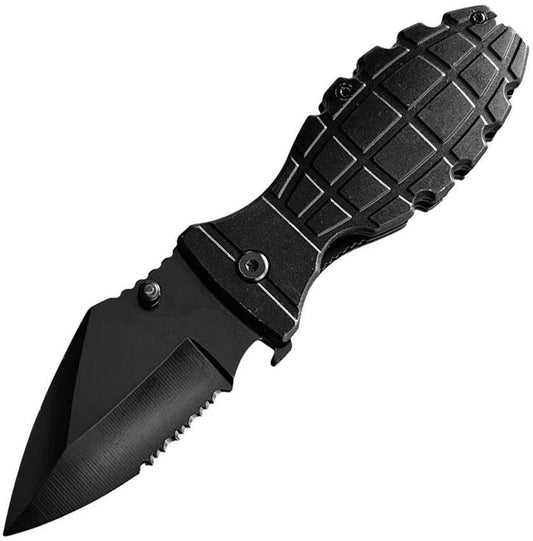 ElitEdge Grenade Linerlock A/O Black 10-A133BK by ElitEdge