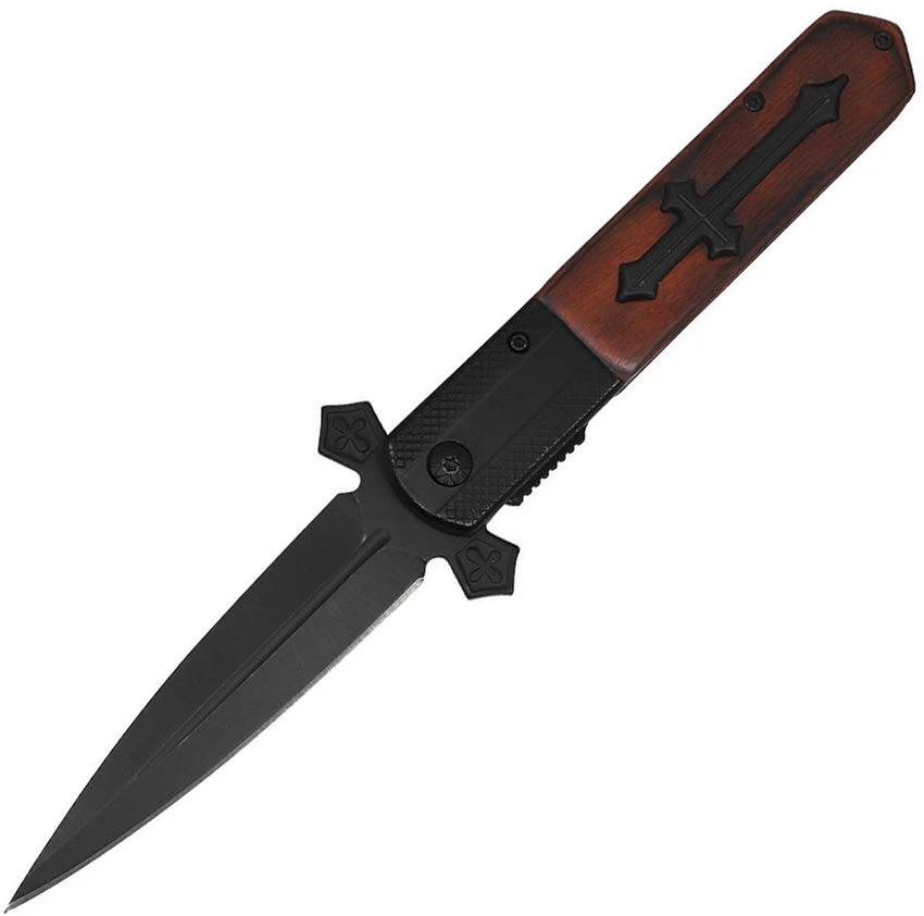 ElitEdge Knight Warrior Linerlock Brn 10-A137WB by ElitEdge
