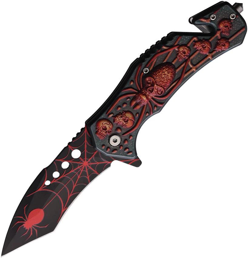 ElitEdge Spider Rescue Linerlock A/O 10-A34RD by ElitEdge