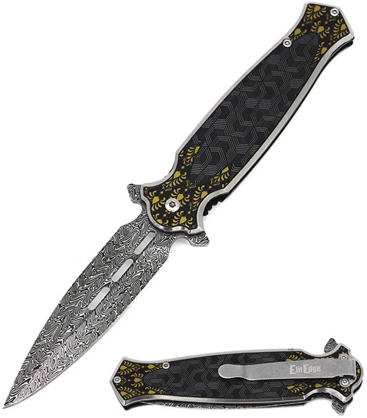 ElitEdge Dagger Linerlock A/O 10-A37DBK by ElitEdge