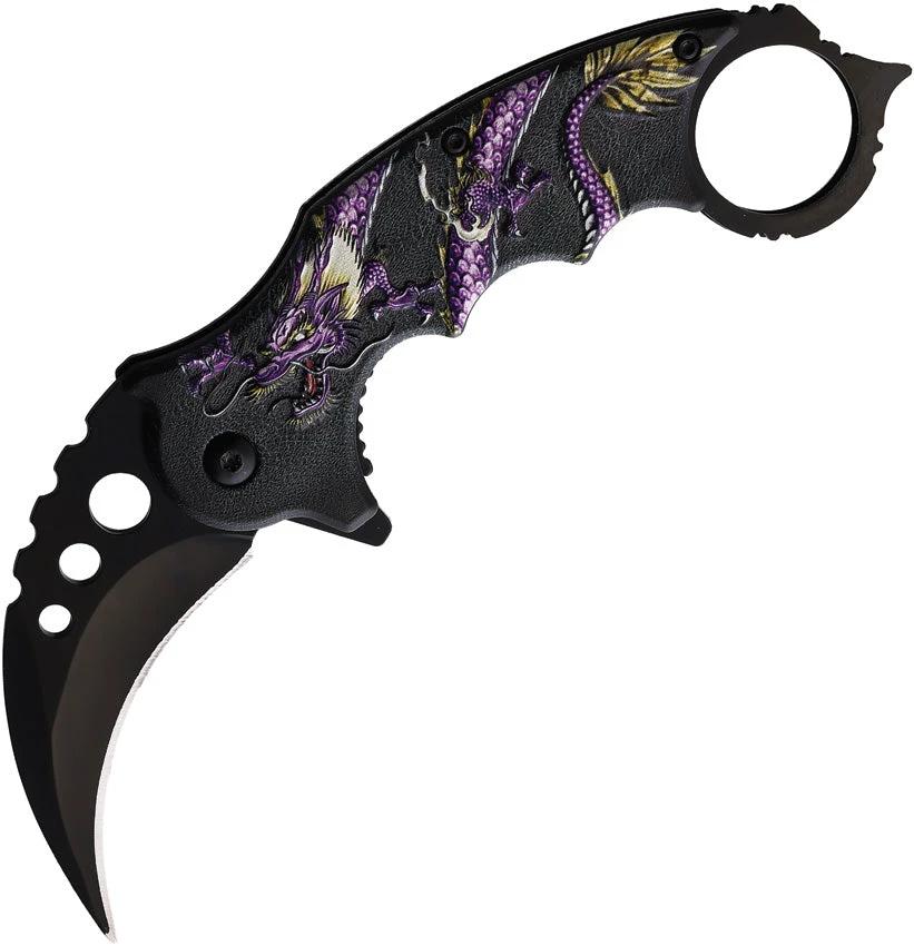 ElitEdge Dragon Karambit Linerlock A/O 10-A52PE by ElitEdge