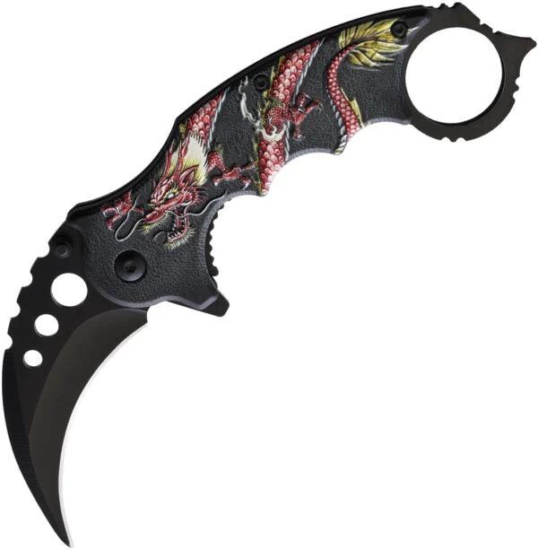 ElitEdge Red Dragon Karambit A/O 10-A52RD by ElitEdge