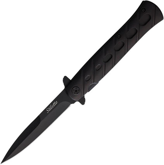 ElitEdge Stiletto Linerlock A/O Black 10-A84BK by ElitEdge