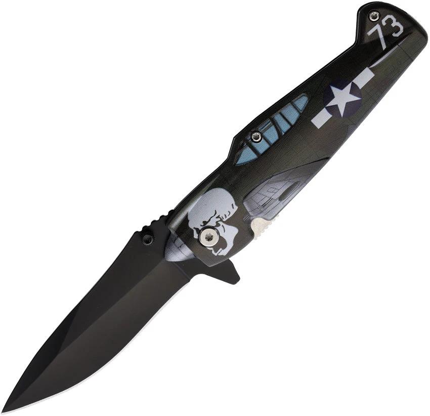 ElitEdge Fighter Plane Linerlock A/O 10-A85SKGN by ElitEdge