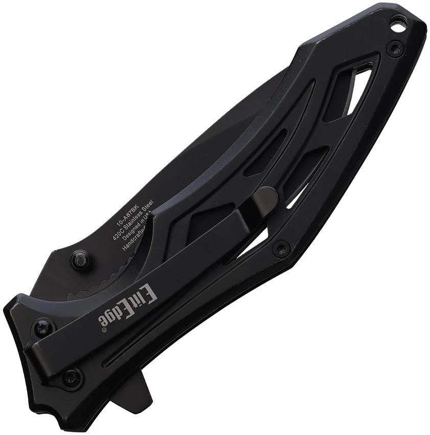 ElitEdge Linerlock A/O Black 10-A87BK by ElitEdge