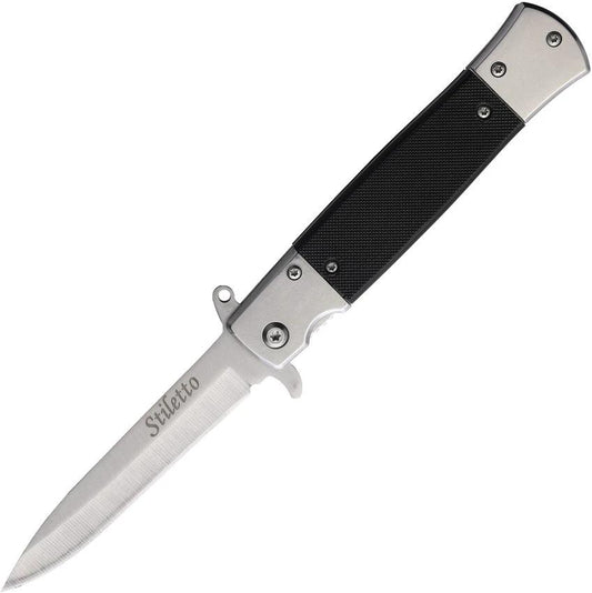 ElitEdge Stiletto Linerlock A/O Black 10-A96SL by ElitEdge