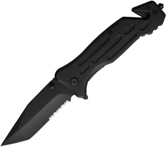ElitEdge Rescue Linerlock A/O Black 10-A97TBK by ElitEdge