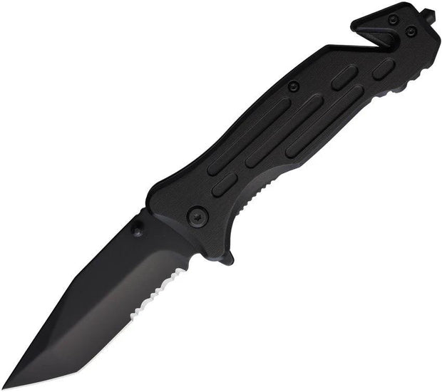 ElitEdge Rescue Linerlock A/O Black 10-A97TBK by ElitEdge