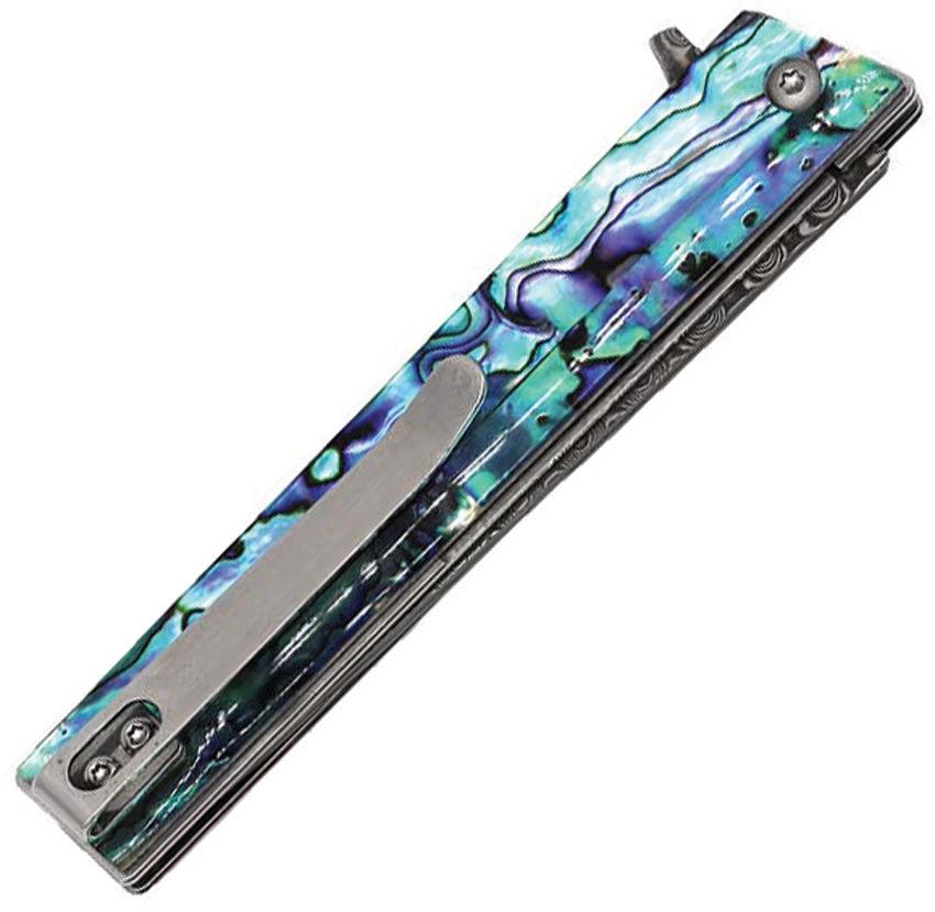 ElitEdge Linerlock Damascus 10-B006AB by ElitEdge