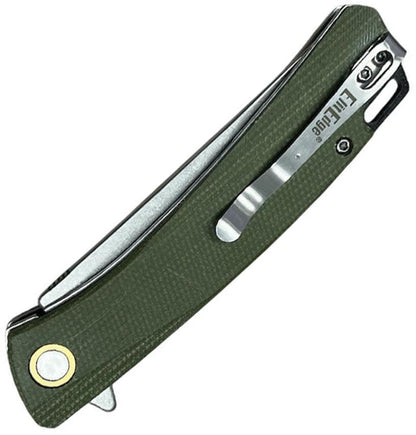 ElitEdge Linerlock Green Micarta 10-B013GN by ElitEdge
