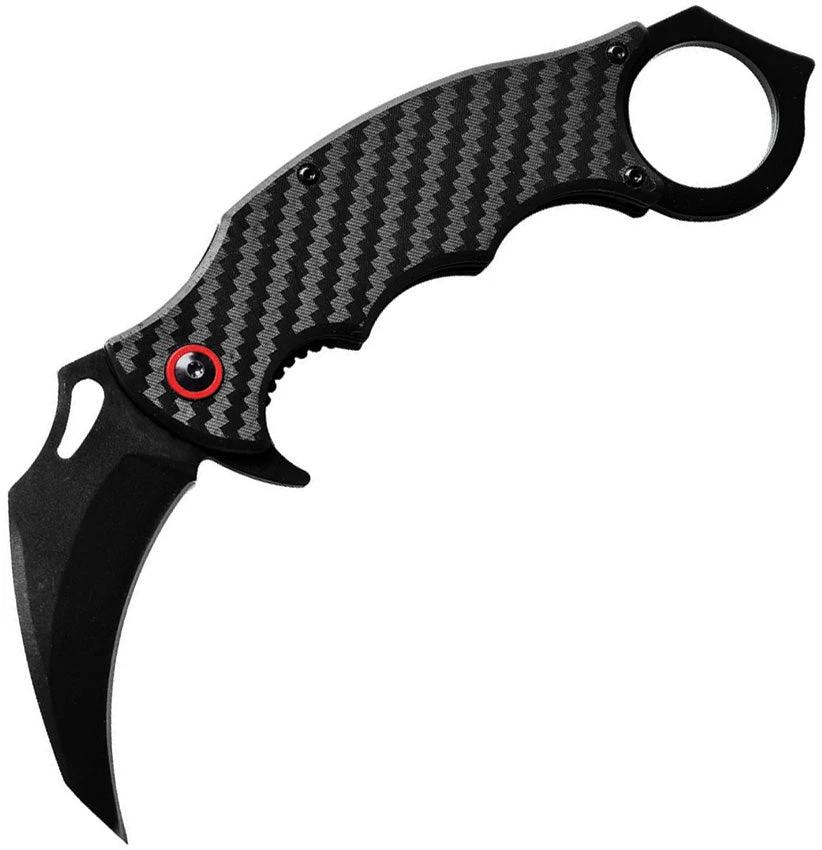 ElitEdge Karambit Linerlock CF 10-B020BKCF by ElitEdge