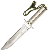 ElitEdge Survival Fixed Blade Silver 20-5698SL by ElitEdge