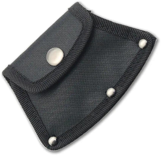 ElitEdge Fixed Blade Cleaver Black 20-664SB - Satin Stainless Blade, Full Tang, Finger Ring by ElitEdge