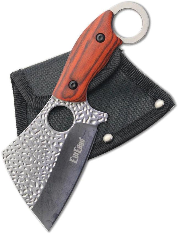 ElitEdge Fixed Blade Cleaver Brown 20-664SW by ElitEdge