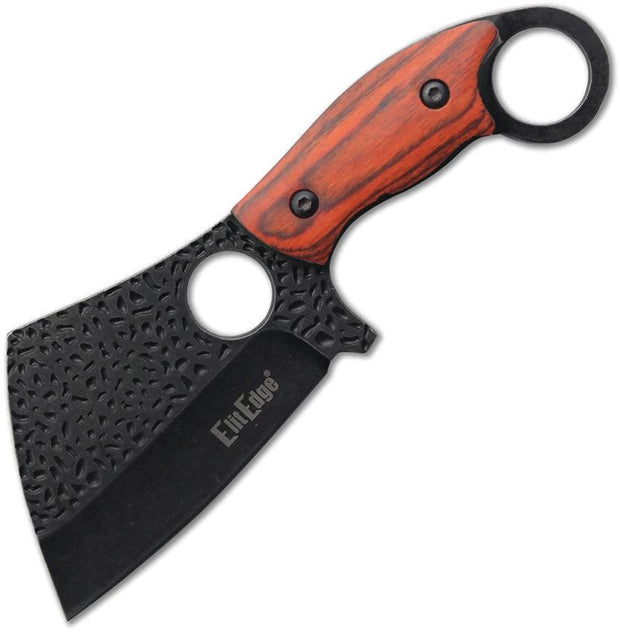 ElitEdge Fixed Blade Cleaver Brown 20-664WB by ElitEdge