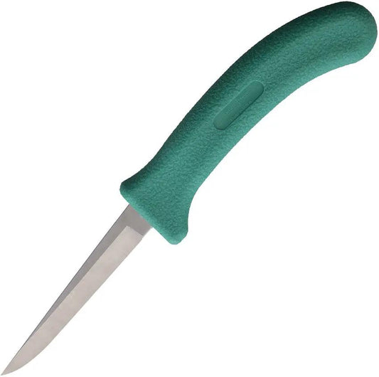 EG Poultry Knife EG801SH - 3.75 Inch Stainless Blade With Stonewash And Satin Finish, Green Handle by Miscellaneous