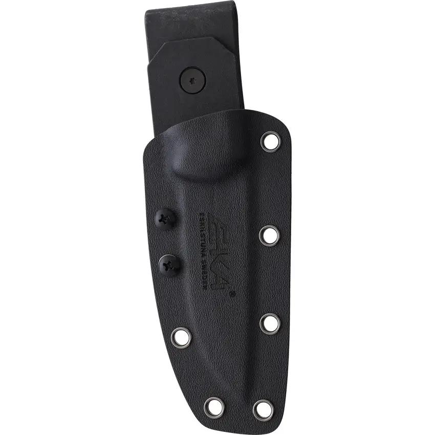 EKA Swedblade G4 Lime Dual Utility And Gut Blade Push Button Neon Rubber Handle For Outdoor Enthusiasts by EKA