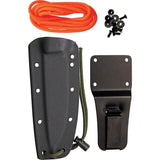 EKA RTG-1 Fixed Blade Knife 1095HC Steel With Durable Paracord Wrap And Kydex Sheath For Outdoor Survivalists by EKA