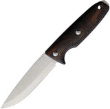 EKA Nordic W12 Wood Knife 9 Inch Drop Point 12C27 Steel Bubinga Handle For Outdoor Enthusiasts by EKA