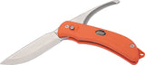 EKA G3 Hunting Knife Orange Proflex Handle with Rotating Dual Blade System 12C27 Sandvik for Hunters by EKA