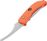 EKA G3 Hunting Knife Orange Proflex Handle with Rotating Dual Blade System 12C27 Sandvik for Hunters by EKA