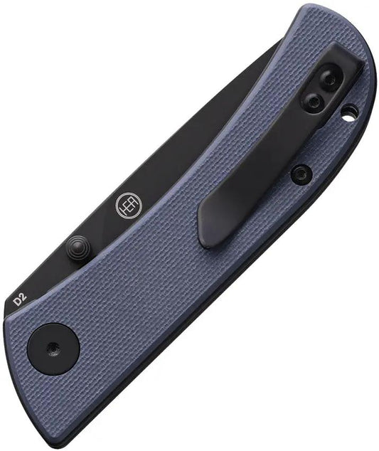 EIKONIC Fairwind Linerlock Blue 220BGY - Compact EDC Knife With D2 Tool Steel Blade And Blue G10 Handle by EIKONIC