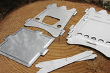 EmberLit Ultra Light Titanium Stove - Ultralight Packable No Fuel Required Sturdy For Any Pot by EmberLit