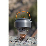 EmberLit FireAnt Camping Stove Titanium - Ultralight Fast Assembly Flat Pack Supports Dutch Oven by EmberLit
