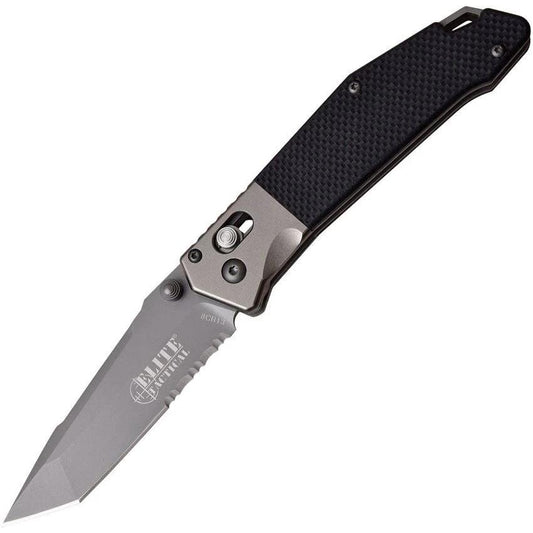 Elite Tactical Rapid Lock Folder Black ET-1027BK by Elite Tactical