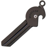 Everyman Porter Key Knife 001EMPMT - Lightweight EDC Tool With Click Lock Blade And Bottle Opener by Everyman