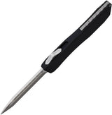 EOS Auto Harpoon OTF Black - Automatic Opening CPM 20CV Stainless Tanto With Black Anodized Aluminum Handle by EOS