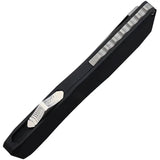EOS Auto Harpoon OTF Knife - Automatic Opening, 5.5 Inch Closed, 3.75 Inch Two Tone CPM 20CV Tanto Blade, Black Handle by EOS